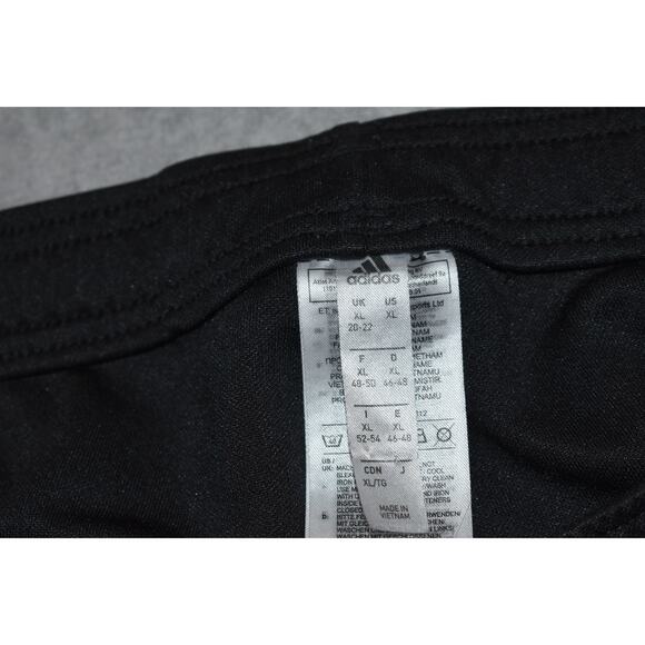 Adidas Gym Pants Joggers Mens Size XL Slight Tapered Slim ZIP Ankle Polyester - Picture 7 of 8